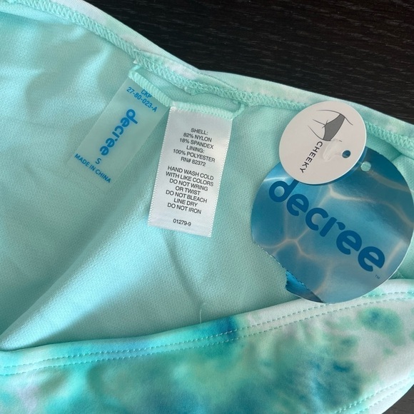 Decree Tie Dye Cheeky Bikini Swimsuit Bottom - Picture 9 of 10